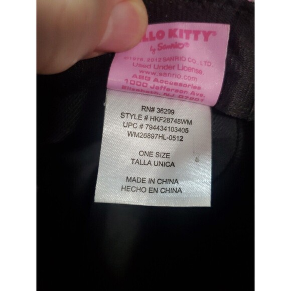 HELLO KITTY Cute Bucket Hat Vacation sun block fedora. Child Size Official 2012 - Picture 7 of 7